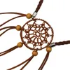 US Warehouse Hippie Dreamcatcher Head Chains Boho Tribal Ringpiece مع حبات الشعر بيدز ريشة الشعر إكسسوارات الشعر