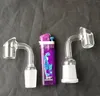 B-bit adaptador de vidro bongs acessórios, tubos de vidro fumadores coloridos mini-multi-cores Pipes melhor mão Colher de vidro da tubulação