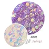 Light Chameleon Color Changing Nail Glitter Sequins Colorful Sparkly Manicure DIY Nail Art 3D Decoration holographic Glitter art