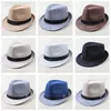 Whole2016 marque été hommes Cool Fedora chapeaux mode large bord chapeaux garçons Gangster Caps7484052