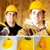 Accessoires durables alimentés à l'énergie solaire dur pratique avec ventilateur de refroidissement casque de sécurité extérieur jaune ventilé protecteur