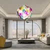 Moderne mundgeblasene Glas-Kronleuchter-Lampen, Blasenlichter, LED-Kette, Pendelleuchten, amerikanische Lobby, Hausdekoration, Wohnzimmer, 20-Zoll-Deckenleuchte-L