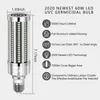 2020 Sprzedaż 60W UVC baktericydalna żarówka LED 254NM Lampa sterylizatora UV Hospital UV Lampka dezynfekcji z zdalnym zegarem 30mins 60mins