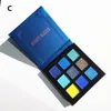 2020 Hot 9 Kolor Eyeshadow Paleta Jasny Proszek Proszek Metal Matte Eye Shadow Marka Beauty Glazed Epacked Shipping