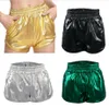 Charmig metallisk PU Läder Vild Skönhet Shorts Bra kvalitet Hot Byxor Bright Color Shorts PU Syntet Läder Skinny Pants Byxor