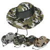 Boonie Hat Sport Camuflaje Selva Gorra militar Adultos Hombres Mujeres Vaquero Sombreros de ala ancha Para pesca Packable Army Bucket Hat AAA1875