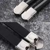 Mode- Acier Silicone Noir Bracelet Gracieux Sans Allergie 1 PC 4 Couleurs De Mariage Vente Chaude Nouvelle Arrivée 2018 Haute Qualité