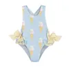 Retail Baby Girls Beautiful Swimming Wear Passar Lovely Flamingo Ice Cream Bear Giraff Baddräkter Barn Mode Badkläder