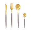 Stainless Steel Flatware Set Luxury Cutlery Set Dinner Spoon Knife Fork Chopsticks Tableware for Home Kitchen Restaurant