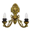 Double-headed gekleurde glazen wandlampen eetkamer corridor glazen wandlamp Tiffany stijl blad deco wandlamp tf010