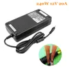 Freeshipping電源装置AC DC 12V電源20A 240W出力アダプタの維持12V AC 220V（100~250V）入力DC 12V 20A