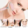 Natural Rose Quartz Facial Massage Crystal Stone Body Jade Massager Derma Roller Skin Care Beauty Tool