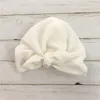 Baby Knot Bow Hat Cotton Unisex Beanies Muslin Indian Caps Girls Boys Kids Photography Props Newborn Hair Accessories