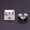 Gemstones lâches D Couleur Vvs Princesse Coupe Moissanite K Gold avec collier en anneau de pierre Inlay 3ct 2ct 1ct11