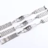 Watchband Solid Stainless Steel Watchband 20mm 22mm Fold Buckle Watch Bracelet for OMG Watch Ocean 300 600 Man 007 AT150 Watchband215P