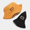 New Arrival Cotton Fisherman Hat Embroidery Bucket Hat Street Leisure Students Sunshade Hat Outdoor Travel Cap For Girls Boy