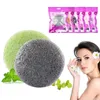 6 Färgkonjac svamp för ren hud naturlig borttagning av lilla blackhead ansiktsrengöring tvättmake makeup makeup svamp maquiagem7263949