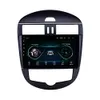 10.1 "Video Android GPS Navigation Car لعام 2011-2014 Nissan Tiida Auto A/C مع الكاميرا الخلفية لدعم WiFi Bluetooth