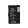 BL-5C Li-ion-telefonbatterier BL5C BL 5C Ersättnings litiumbatteri 1020mAh för Nokia 1112 1208 1600 2610 2600 N70 N71