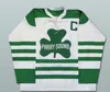 Homens Vintage #2 Bobby Orr Parry Sound Shamrocks Hockey Jersey personalizado qualquer número de nome
