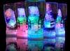 Flash de qualité Ice Cube Flash activé par l'eau Lumière LED mise dans l'eau boisson Flash automatiquement pour les bars de mariage de fête de Noël 111