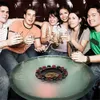 S Glazen Roulette drinkspelset 2 ballen en 16 glazen05262243