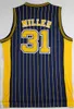Hög kvalitet sydd Julius 6 Erving Jersey Retro Basket Reggie 31 Miller skjortor Jason 55 Williams Jerseys Stitched College Herr