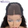 Beva 4*4 Кружевые фронтальные парики, предварительно вырванные с детскими волосами перуанскими волнами для человеческих волос 4*4 кружевные парики бесплатная доставка 4356637