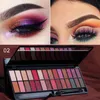 CmaaDU 28 couleurs maquillage des yeux Palette de fard à paupières professionnel pressé ombres à paupières miroitant mat Somky ombre à paupières