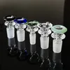 Neuankömmling 14mm Außengelenk berauschende Glasschalen mit Griff Mini-Glasschale Rauchzubehör für Wasserpfeifen hsb0015