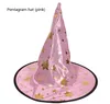 Halloween Witch Hat Fancy Dress Partido Cap Costume Party Hat for Kids Halloween COS Masquerade Props