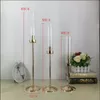 Metal Candle Holder Gold Candelabra Fashion Wedding Candle Stand Exquisite Candlestick Table Home Decor senyu0381