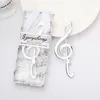 DHL Freeshipping Unique Wedding Favors "Symphony" Chrome Music Note Bottle Opener Wedding Party Favor Gift LX1723