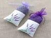 Paars Katoen Organza Lavendel Sachet Bag DIY Gedroogde Bloem Sweet Bursa Garderobe Mould-Dichte Gift Bag