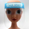 أطفال الأطفال السلامة faceshield شفافة كامل الوجه غطاء الواقية فيلم أداة مكافحة الضباب الوجه درع مصمم أقنعة 300 قطع RA3045