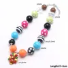 New Thanksgiving Day Chunky Beads Necklace Cute Turkey Pendants Necklace For Child Kids Girls Chunky Jewelry