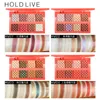 Ögonskugga Håll live 8 färger Glitter Shimmer Palette Vattentät Långvarig Guld Mermaid Naken Matte BN097