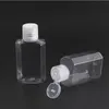 60ml Empty Hand Sanitizer Gel Bottle Hand Soap Liquid Bottle Clear Squeezed Pet Sub Travel Bottle