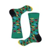 Il nuovo modo del cotone del Mens calzini divertenti animali Aliens novità abito Crew Socks per i regali di nozze di trasporto