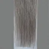 Grå tejp i förlängningar Dubbelsidiga tejphår Remy Extensions Ryska hårförlängningar 100g 40pcs hud väft mänskligt hår
