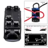 12V/20A 24V/10A Car Marine Boat RV Yacht 5pin Switch Road On Off Button Toggle Rocker Dash Waterproof LED Red Blue Green Light Switch