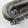 Frete Grátis SUZUKI Alto Saxofone E flat Matte Black Nickel Banhado Profissional Instrumentos Musicais Saxofone Para Os Alunos