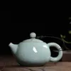 Chinese office small teapot ice cracked glaze single pot purple sand ceramic Kung Fu tea pot filter home drink 140ML