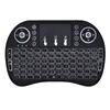 Cor branca backlight bateria de lítio i8 Flying Air Mouse 2.4G teclado sem fio controladores remotos touchpad para PC Notebook Android TV Box