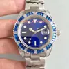 3 färg bästa kvalitet n fabrik v7 40mm diamant bezel 116618 116610 116619 rostfritt stål eta 2836 rörelse automatiska mens klockklockor