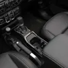 Cadre de changement de vitesse ABS en fibre de carbone, couverture de décoration de panneau adaptée à la Jeep Wrangler JL 2018, accessoires d'intérieur automobile 9672778