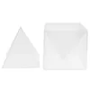 Super piramide in silicone stampo in resina artigianale Crystal stampo di cristallo con cornice in plastica Impianti di resin