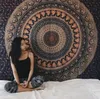 Tamanho Grande Poliéster Tapeçaria Mandala Beach Toalhas Elefante Hippie Lance Yoga Mat Bath Towel Decoração de Casa Decoração