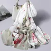 Atacado designer de luxo lenço de seda China Vento seda amoreira presente impresso cachecol xale fabricante atacado