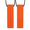 Sensory Chew Necklace Building Blocks Chewy Kids Silicone Biting Pencil Topper Teether Toy Soothing Chewing Brick For Kids M1566698212
